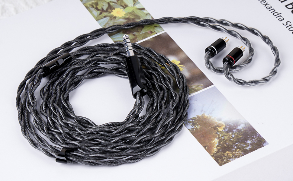 Amazon | NICEHCK PtGr イヤホンリケーブル 0.78mm 2Pin 4.4mm