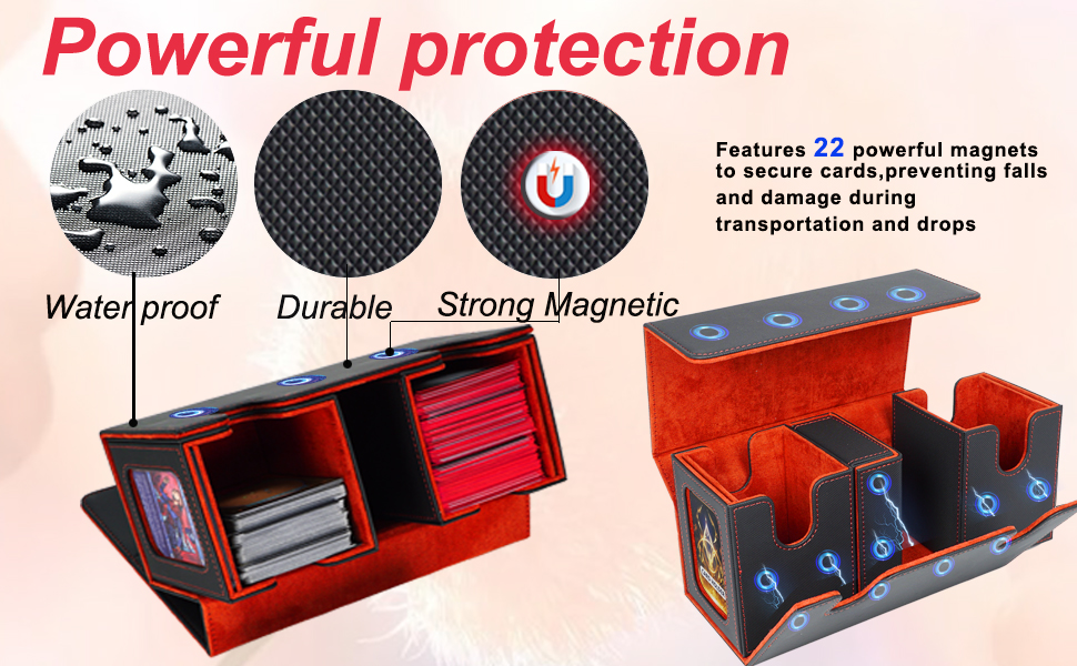 double sleeved commander deck box