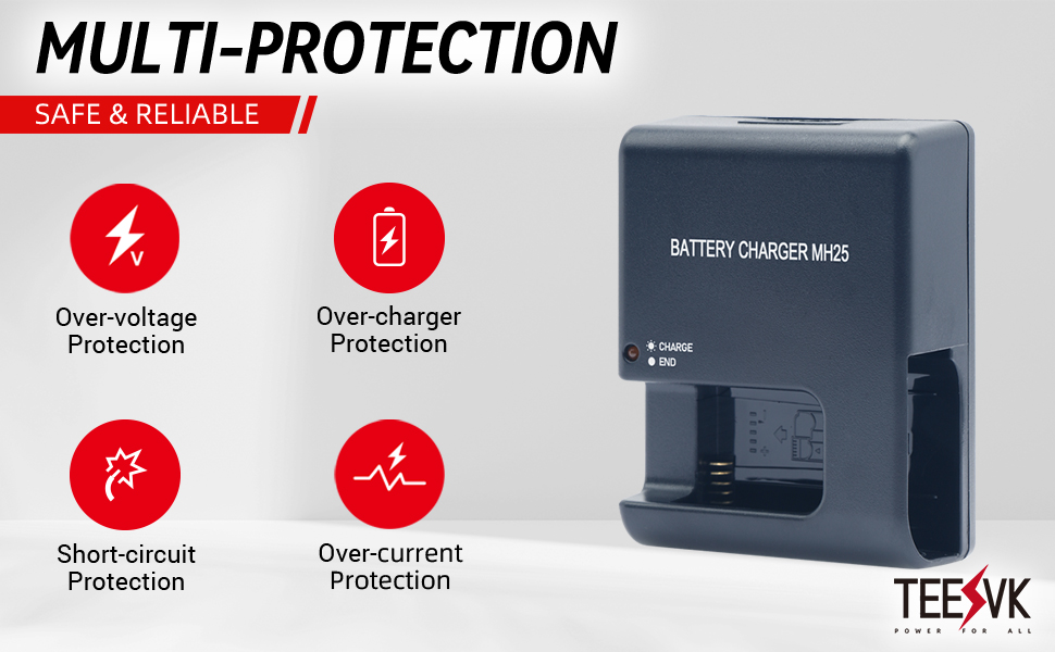 Nikon D750 MH-25 Quick Charger For Nikon EN-EL15/15a/15b/15c