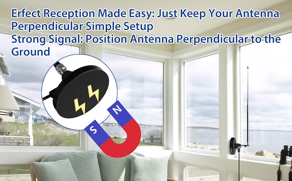 fm stereo antenna for home receiver