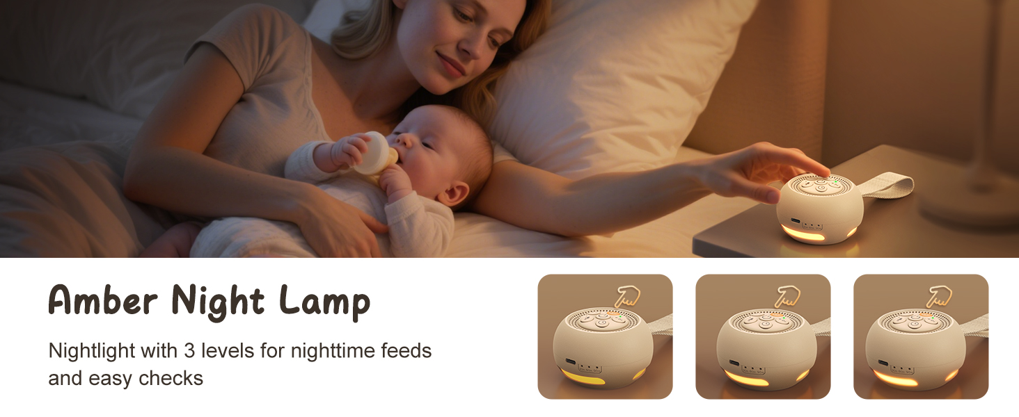 Afuosy sound machine with light