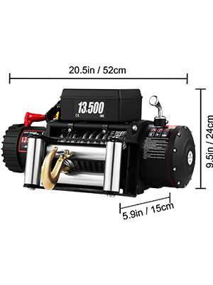 treuil électrique 12v avec télécommande sans fil