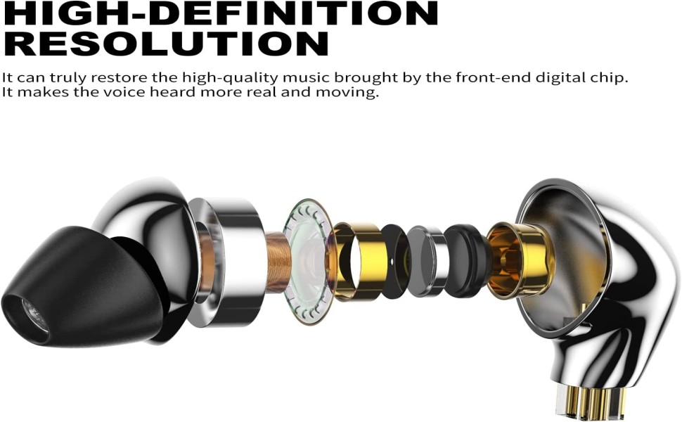 H HIFIHEAR BLON BL03 in Ear Earphones,10mm Carbon Diaphragm