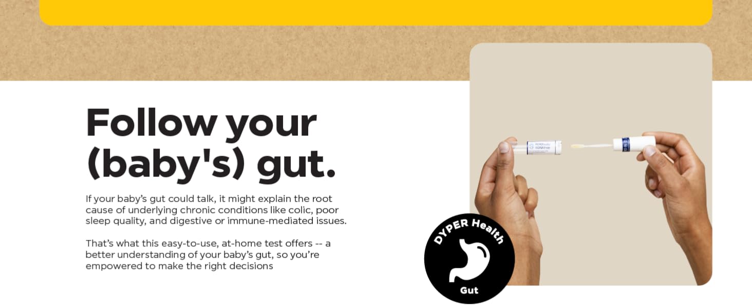 DYPER Baby Gut Health Test Kit at Home Digestive Health