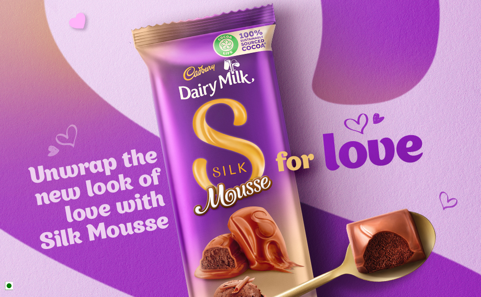 Cadbury Dairy Milk Silk Mousse Chocolate Bar, 6 x 50 g & Dairy Milk