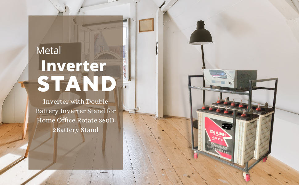 Best india fabrication Gardenia Metal Inverter with Double Battery