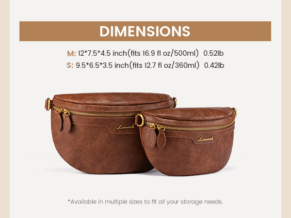 crossbody waist pack for women