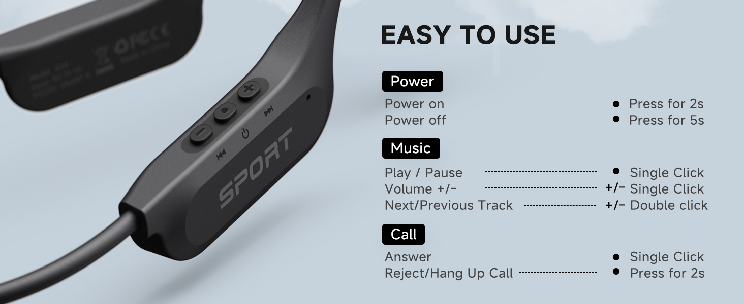 Use bluetooth headphones