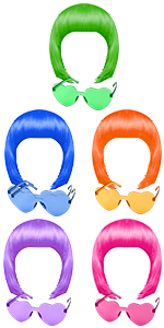  wigs set