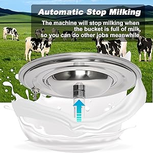 automatic stop milking