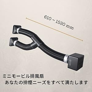 Amazon | SANDBOX SMART F2 桌上型煙吸収装置 吸煙ファンUSB給電 超省