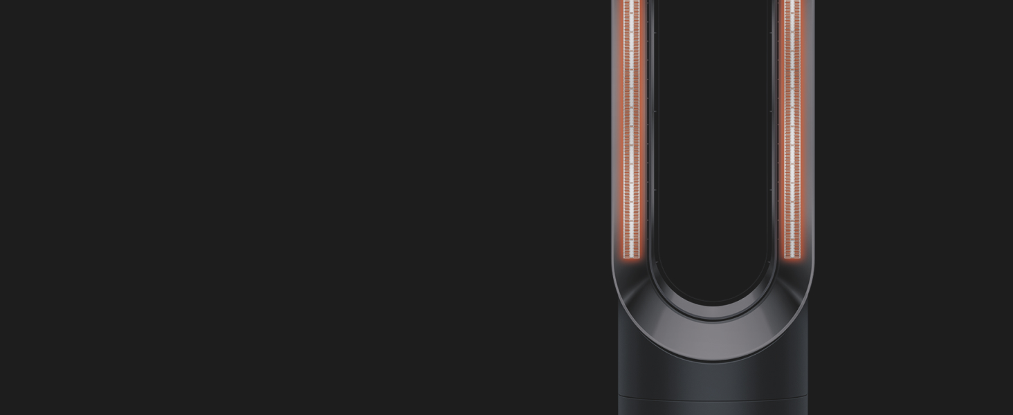 Close-up of the PTC ceramic plates.