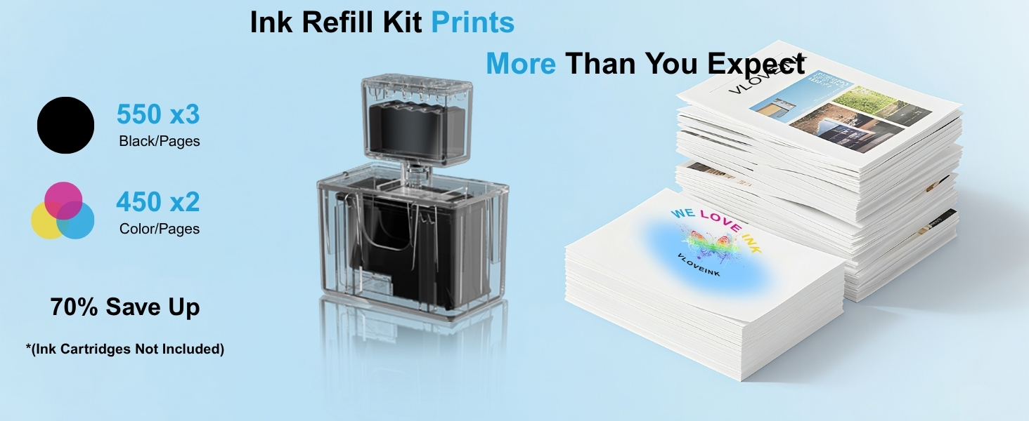 260xl 261xl ink refill kit for canon 260 and 261 ink cartridges