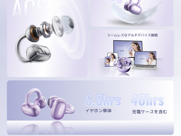 talixイヤホン レビュー】TALIX Ultra Open Earbuds X6はどんなイヤホン？販売
