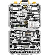 DEKOPRO 218-Piece General Household Hand Tool kit, Professional Auto Repair Tool Set for Homeowne...