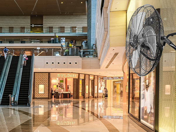 fan for mall
