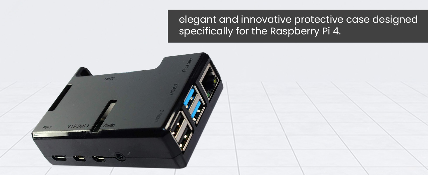 Raspberry Pi 4 Model B Black Case