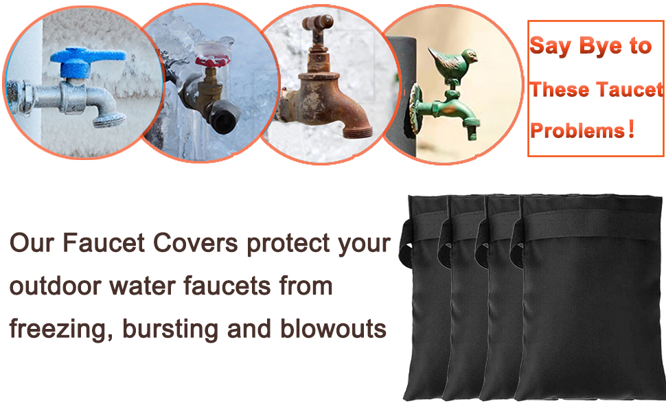 CGACOL Outdoor Faucet Cover Winter Freeze Protection