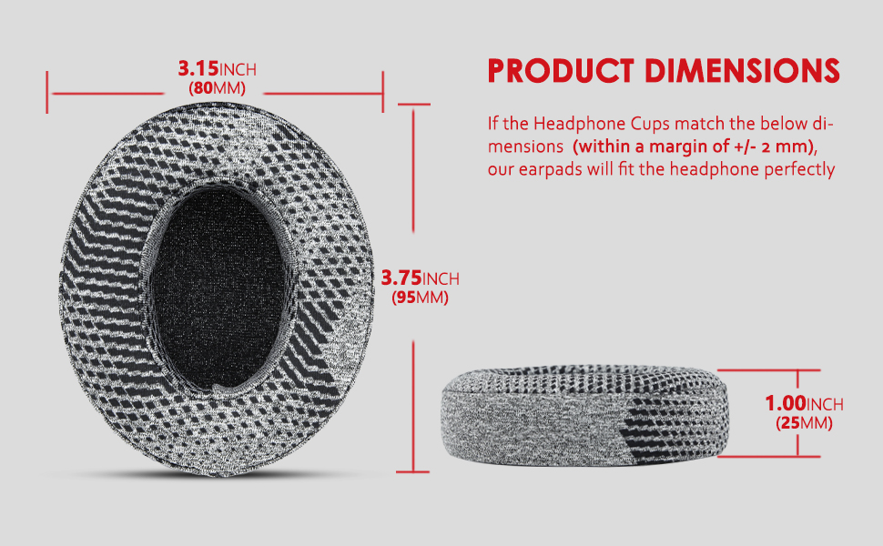 Krone Kalpasmos Replacement Ear Pads for Beats Studio 3