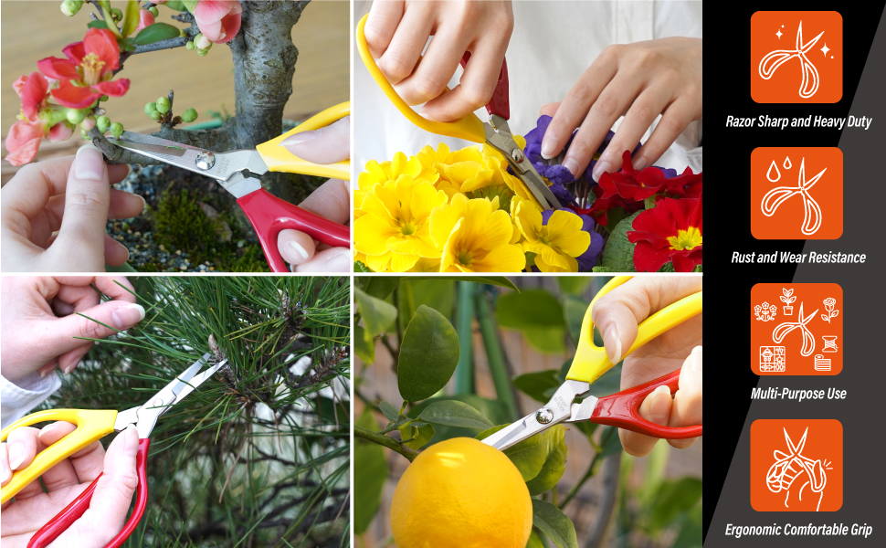 GOUGIRI Japanese Trimming Scissors 6” Electroless Plated