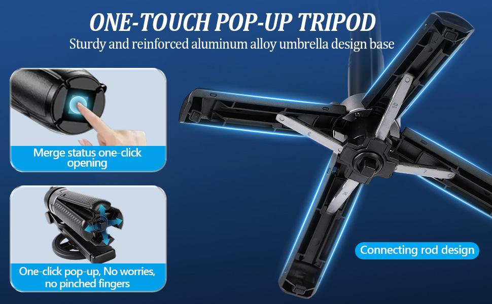 4-In-1 Strong Magnetic Mobile Phone Selfie Stick, Stable And Non-Slip