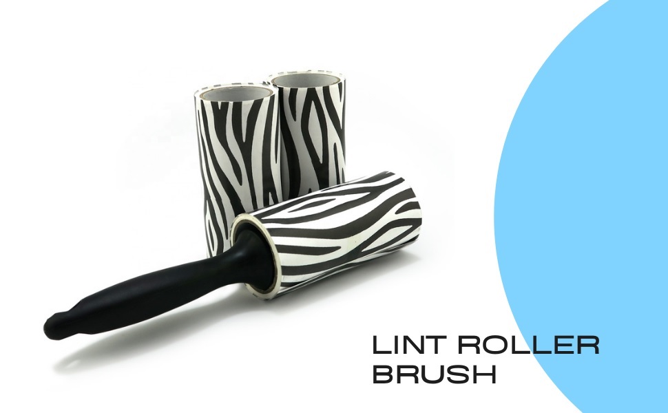 WOTOFY Lint Rollers Brush Reusable Sticky Picker Cleaner Roller Easy