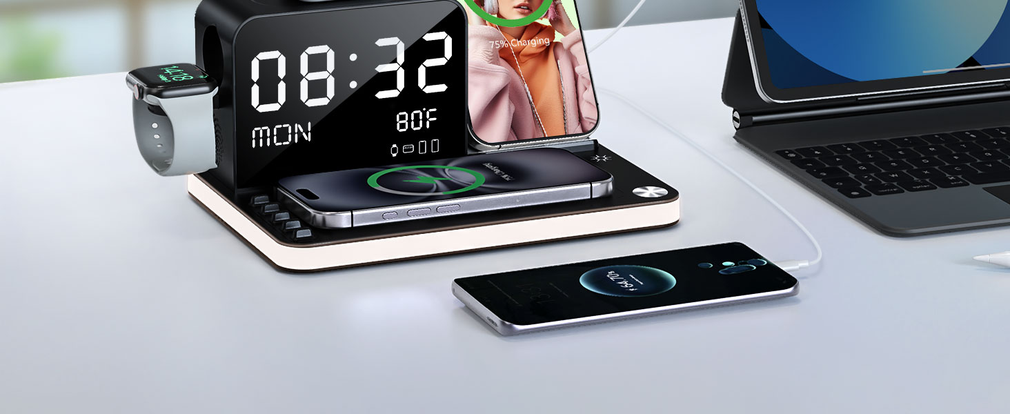 7 in 1 wireless charging  station