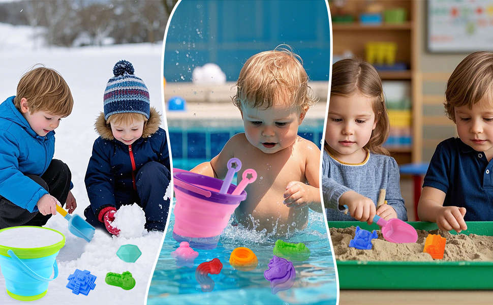 collapsible sand toys for beach travel