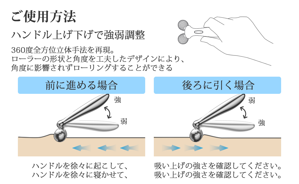 Amazon.co.jp: 【新登場】 美顔ローラー 小顔ローラー マイクロ