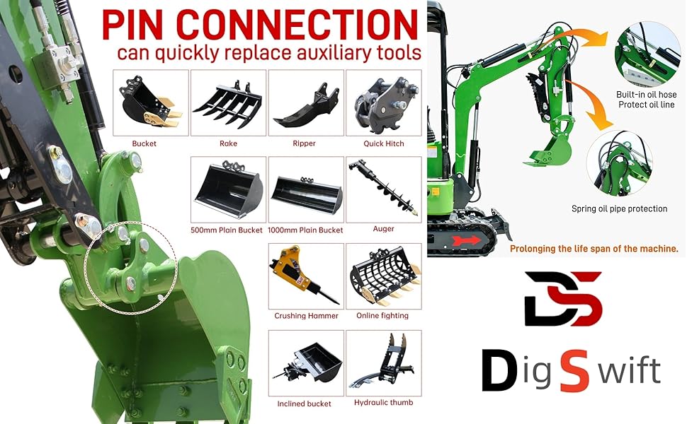 mini excavator work scenes