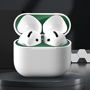Apple Airpods4 未使用に近い 美品 ダストガード貼り付け済み Amazon | ZIZUCHLE for airpods4 ダストガード アップル