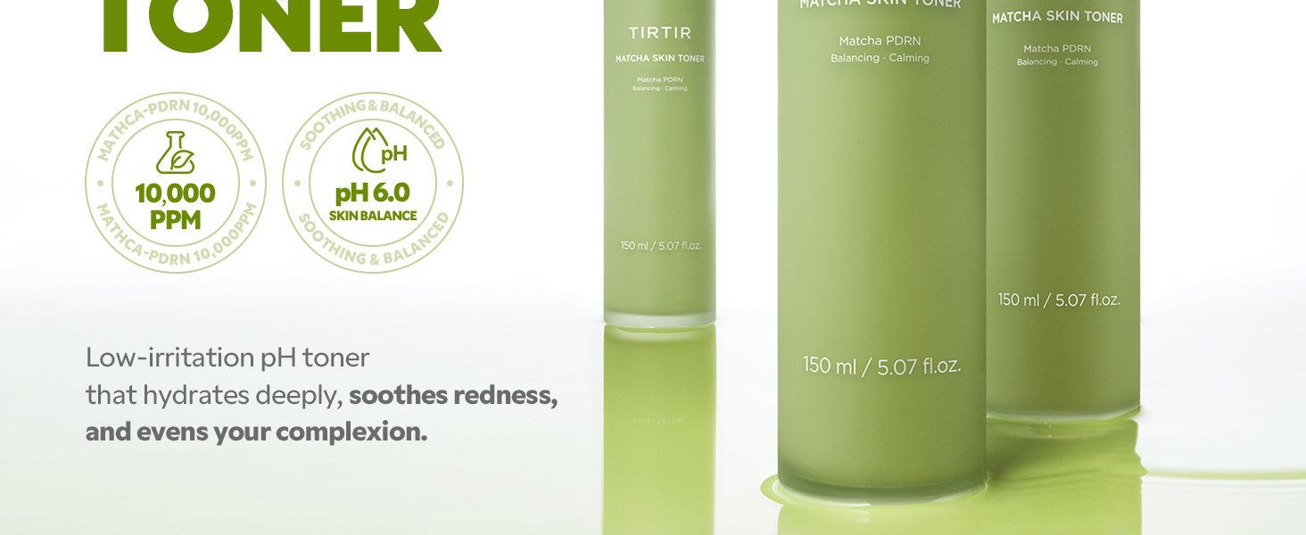 matcha skin toner