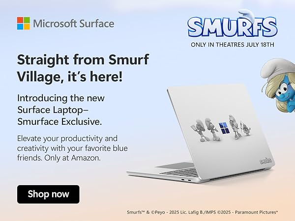 Amazon.com: Microsoft Surface Laptop – Smurface Edition