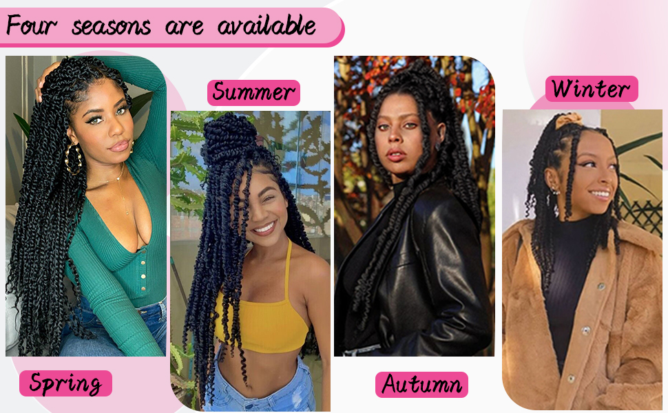 Passion Twist Crochet Hair for Black Women Short Passion Twist Crochet Braids Hair 