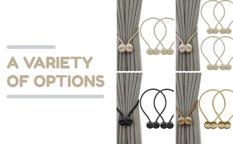 Magnetic Curtain Tiebacks Curtain Tiebacks Buckles Curtain Holdbacks Curtain Tiebacks Hooks