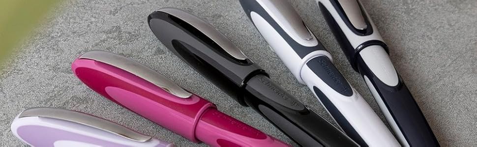 Amazon | シュナイダー 万年筆 レイ L 左利き ブラックオニキス