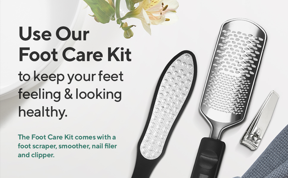 Use Our Foot Care Kit to keep your feet feeling & looking healthy