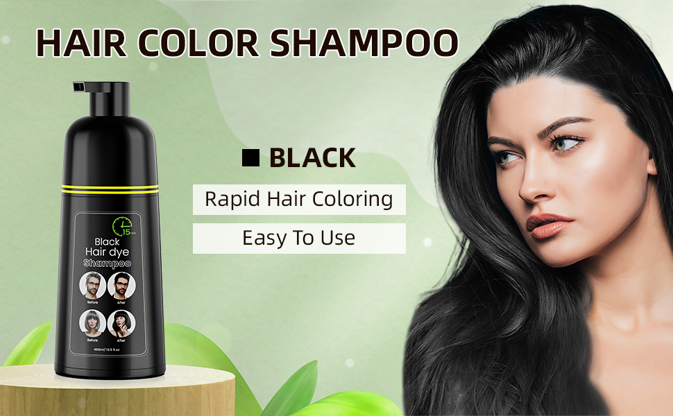 Black Hair Dye Shampoo