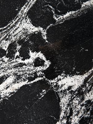 Soulscrafts Black Marble Pastry Cheese and Cutting Board whth White Vein Slab 16x12x0.5 Inch