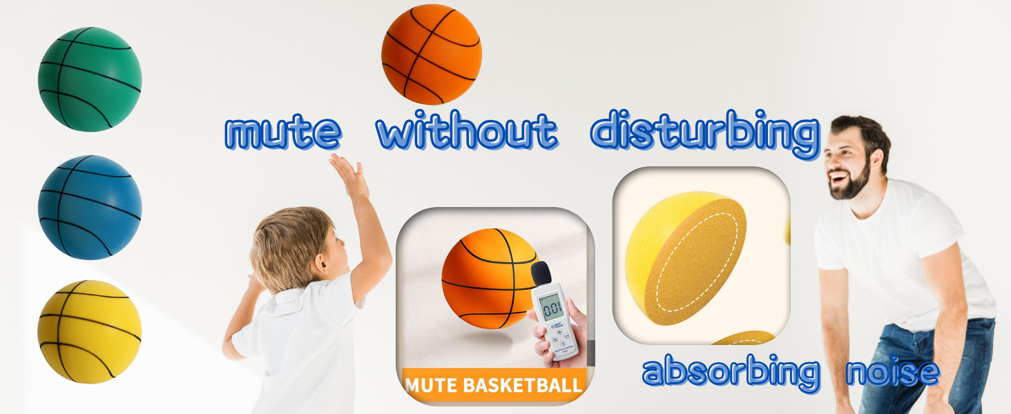 Silent Basketball, 2023 Newest Quiet Basketball Indoor, Foam Indoor Dribbling