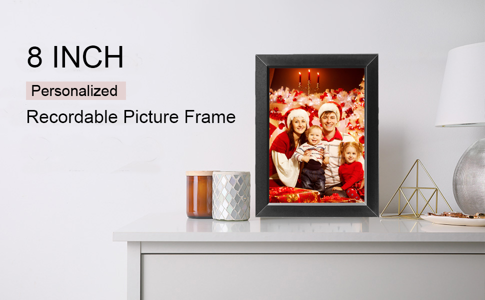 SUPLEDCK 5x7 Picture Frame Personalized 20S Voice