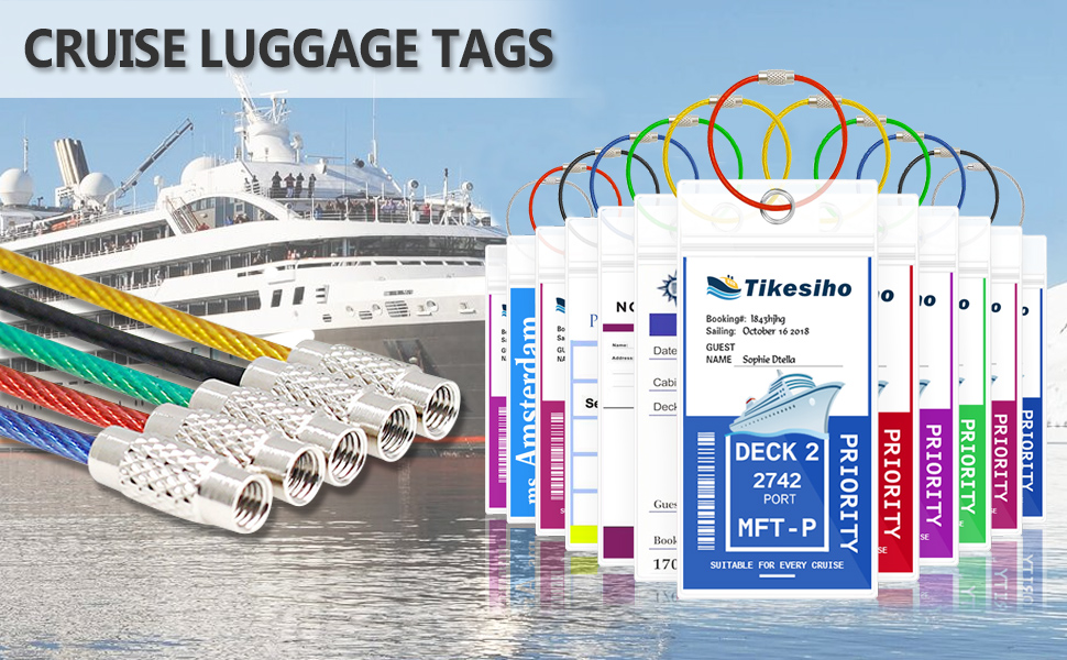 cruise luggage tags