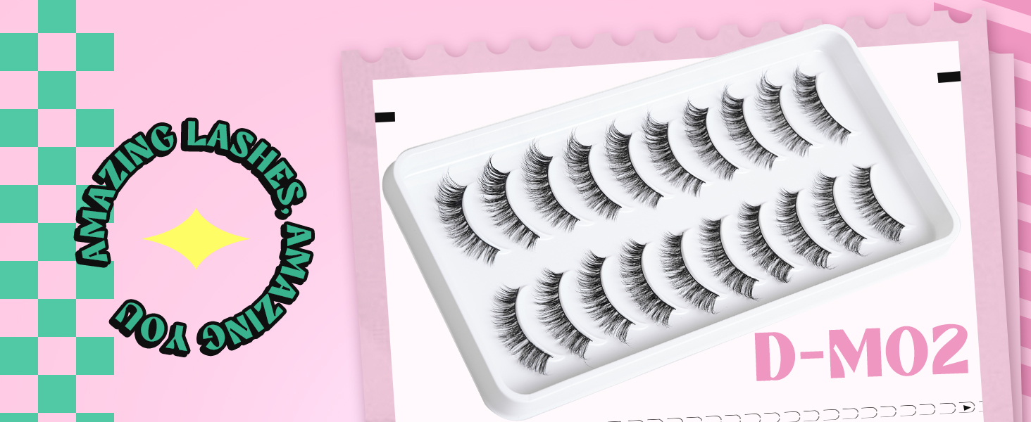 Mink Lashes Full Volume Lashes Natural Look like kiss lashes