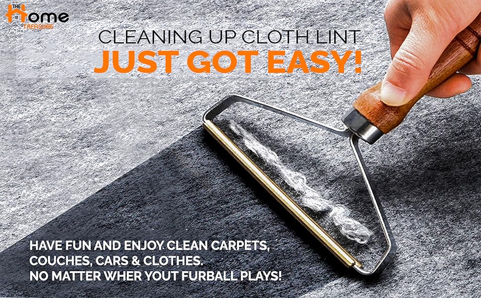 Lint Remover Carpet Scraper Tool 1 PCSDouble Sided Portable Lint