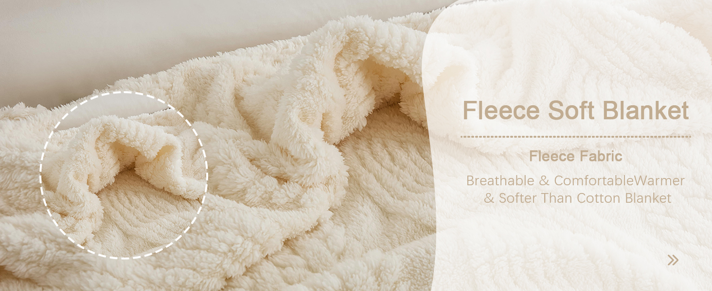 Bed Blanket Twin Size Beige Flannel Fleece Blanket, Super