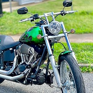 Hogworkz® 5.75インチ LED ハーレーxl1200,883 Amazon.com: Hogworkz® 5.75 Inch LED V2 Headlight - Daymaker