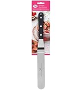 Tala Large Angled Stainless Steel Pallette Knife, Spatula style shape for serving and decorating ...
