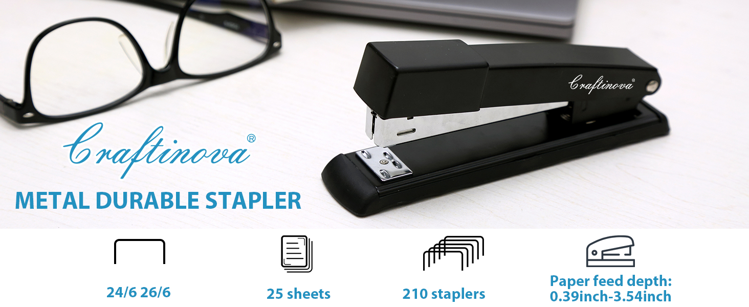 Metal durable stapler
