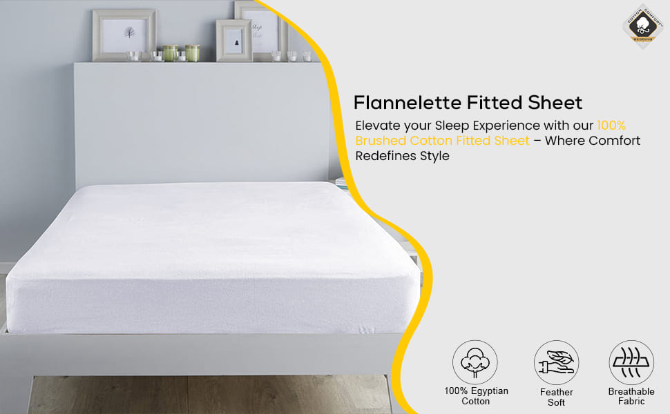 Flannelette Fitted Sheet