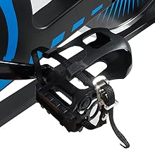 GOPLUS Cyclette Da Esercizio, Resistenza All'Attrito, Portata Di 120 Kg, Sella E Manubrio Regolabili, Manubrio Con Cardiofrequenzimetro, Monitor Digitale, Volano 6 KG, Ideale Per Casa/Ufficio (Bianco) 14 width=220